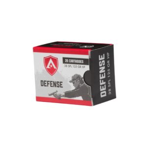 Atlanta Arms Elite Defense .38 Spl 125gr handgun ammunition 20-count box