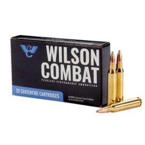 Wilson Combat Sierra GameKing SBT .223 Rem 65gr ammunition box, 20 rounds