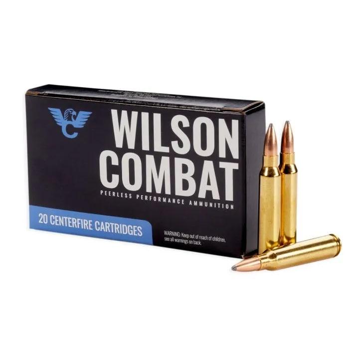 Wilson Combat Sierra GameKing SBT .223 Rem 65gr ammunition box, 20 rounds