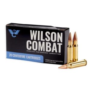 Wilson Combat 6.8mm Remington SPC 110gr Hollow Point Boat Tail ammunition 20 per box