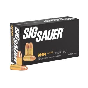 Sig Sauer Elite Ball 9mm 124 gr FMJ box