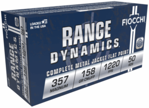 Fiocchi .357 Magnum 158 gr CMJ FP 50-round box