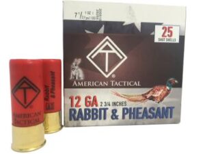 AMERICAN TACTICAL 12G GAME LOAD #4 1OZ 2.75" 25RD BX 250RD CASE