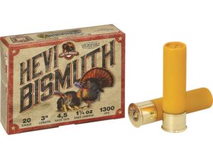 HEVI-SHOT HEVI-BISMUTH TURKEY 20GA 3IN 1-1/4OZ #4 & #5 5 RD/BX 10 BX/CS