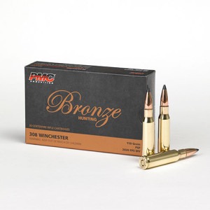 PMC Bronze .308 Winchester 20rd box soft-point rifle ammunition