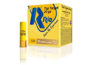 Rio Top Target 20ga 2.75 inch Shotgun Shells - #7.5 | 7/8 oz. | 1250 fps | 25rd Box