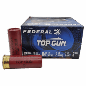 Federal Top Gun 12 GA-2.75" 1-1/8oz #9 Shot 25-Rounds TGL12 9