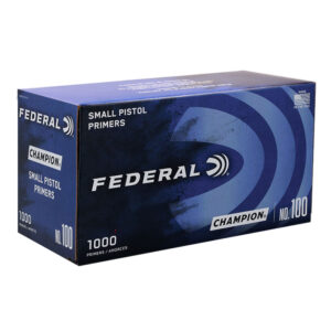 Federal Small Pistol Primers #100 1000/CT