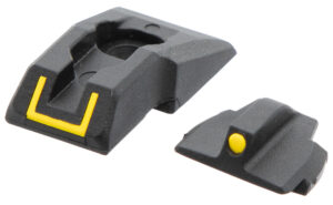Ruger 90649 Security 9 Sight Set Black/Yellow