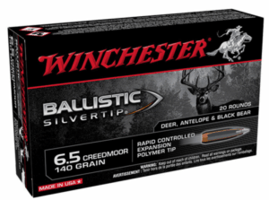 Winchester Repeating Arms 6.5 CREEDMOOR 140GR BALLISTIC SILVER TIP