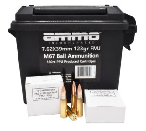 Ammo Inc Target and Range 7.62x39 FMJ 180rd can product image