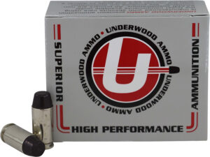 Underwood Ammo .40 S&W 200gr Hard Cast Flat Nose ammunition box, 20 rounds