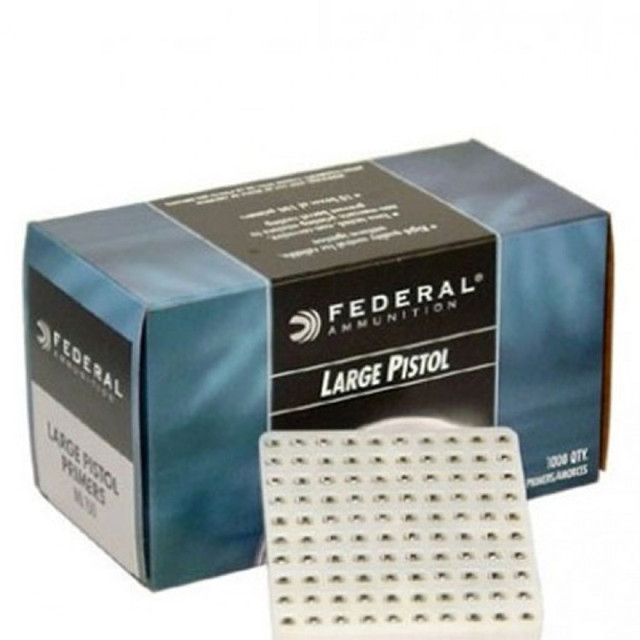 Federal 150 Large Pistol Primers 1000/ct