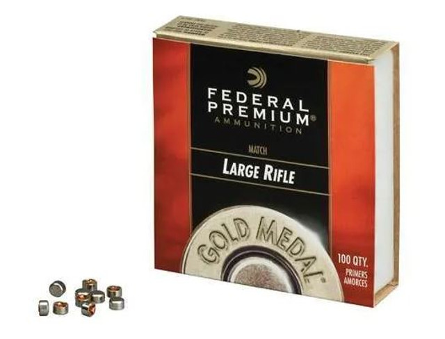 Federal LARGE PISTOL PRIMER GOLD MEDAL 1000/Ct