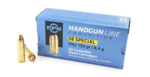 Prvi Partizan Ammo 38 Special Ammo 130 Grain Full Metal Jacket 50/bx - PPH38SF