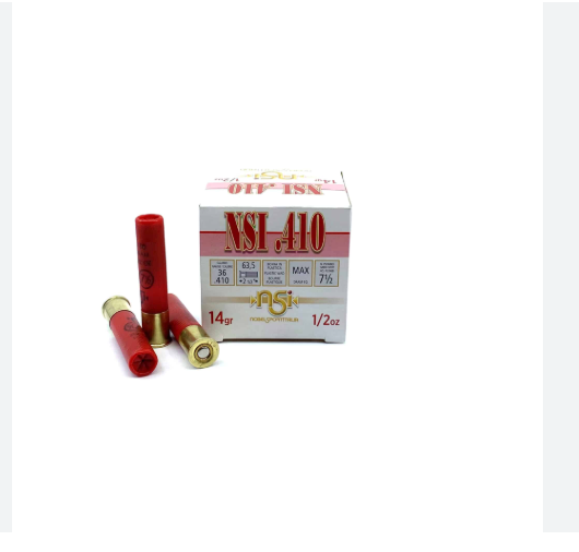 NobelSport Hunting 410 Gauge Ammo 2 1/2″ 1/2 oz #7.5 Shot – ANS41275