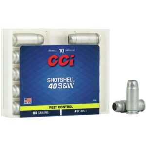 CCI Shotshell 40 S&W Ammo 88 Grain #9 Shot (3740)