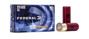 Federal Power-Shok 12 Gauge Ammo 2-3/4" 00 Buckshot 9 Pellets 5/bx - F127 00