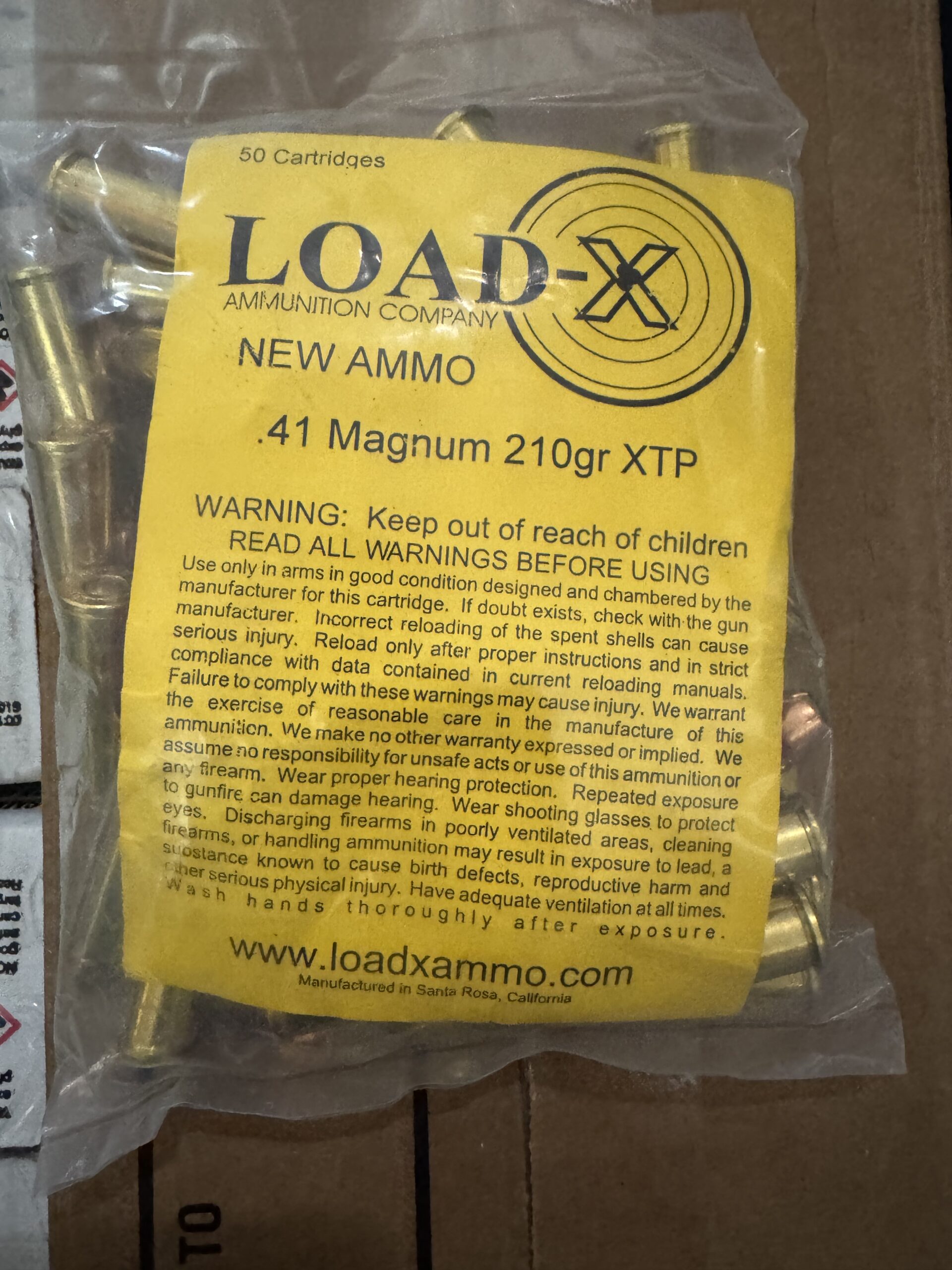 Load-x 41 MAG 210GR XTP