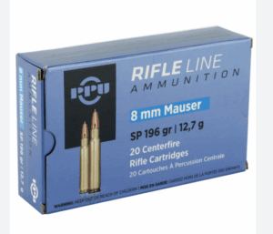 Prvi Partizan 8mm Mauser Ammo 196 Grain Soft Point - PP8S