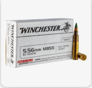 Winchester Repeating Arms 5.56 M855 62gr fmj Q3269