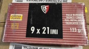 Fiocchi Heritage 9x21 IMI 123 Grain FMJTC