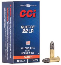 CCI 22lr Quiet-22 40gr LRN 710FPS