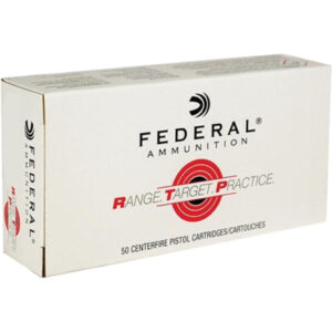 Federal Range Target Practice .380 ACP Ammunition 50 Rounds 95 Grain Full Metal Jacket 980fps