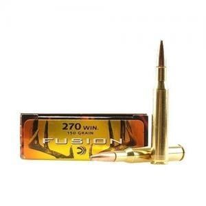Federal Fusion .270 Winchester Ammunition 20 Rounds Bonded Spitzer BT 150 Grain - F270FS2