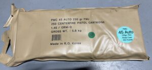 PMC 45 Auto 230gr FMJ 250rnd/battle pack