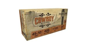 Fiocchi Cowboy Action 45-70 Government Ammo 405 Grain Lead Round Nose Flat Point 50/bx - 4570A