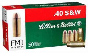 Sellier & Bellot 40 SW 180gr FMJ