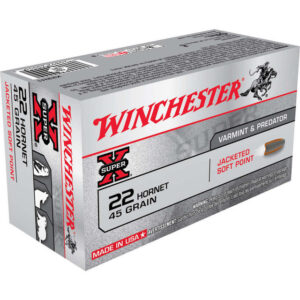 Winchester Repeating Arms 22 Hornet 45gr JSP (x22h1)
