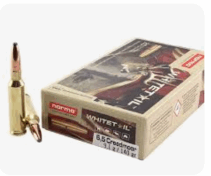 Norma Whitetail 6.5 Creedmoor Ammo 140 Grain Jacketed Soft Point Box of 20 - 20166492
