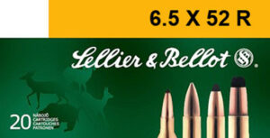 Sellier & Bellot 6.5x52R 117 Grain Soft Point Rifle Ammunition 20/bx - SB6552RA