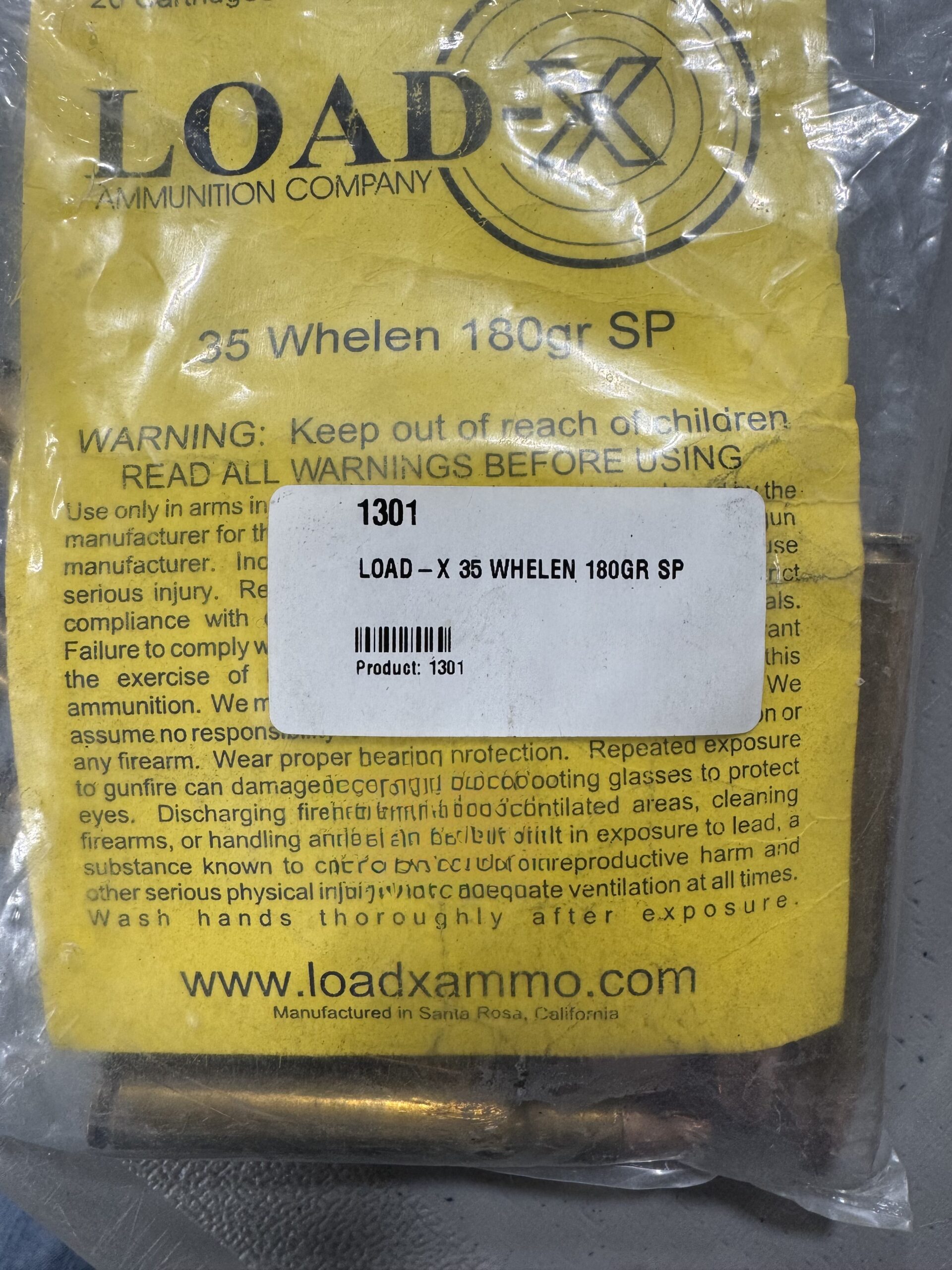 Load-x 35 WHELEN 180GR SP