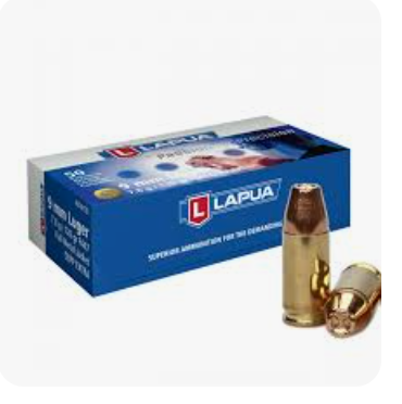 Lapua 9mm Luger 120gr FMJ – 50rd