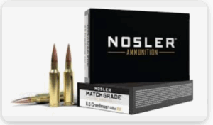 Nosler Match Grade 6.5 Creedmoor Ammo 140 Grain RDF HPBT 20/bx - 60115