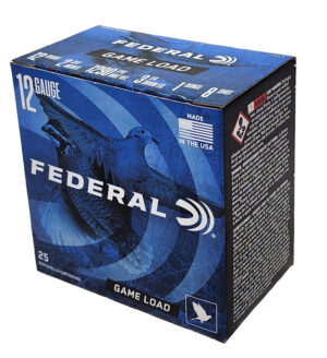 Federal Game Load 12 Gauge Ammo 2 ¾” 1 oz #8 Shot 25/bx - H121 8