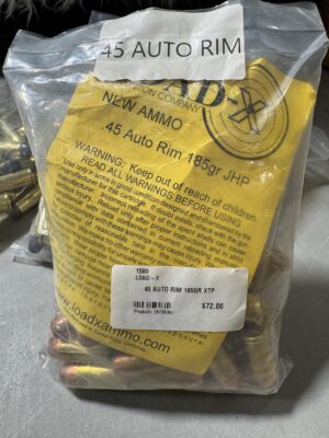 Load-x 45 AUTO RIM 185gr Hollow Point