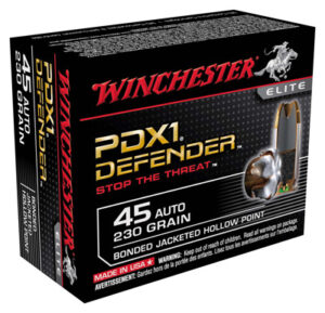 Winchester PDX1 45 ACP 230gr. Bonded Jacketed Hollow Point 20 Rounds