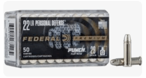 Federal Federal Premium 22lr 29gr Punch personal defense