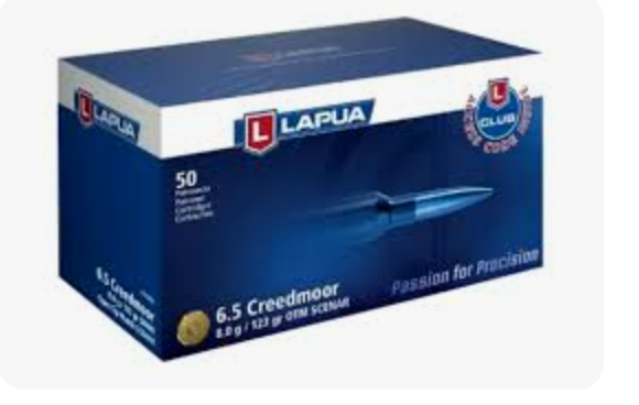 Lapua 6.5 Creedmoor 123gr OTM – 50rd