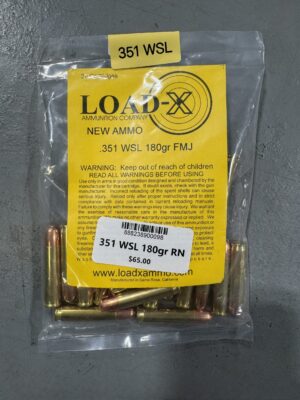 Load-x 351 WSL 180gr FMJ