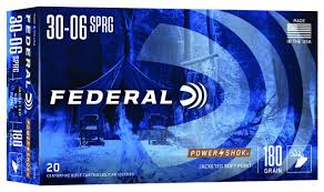 Federal Power-Shok 30-06 Springfield Ammo 180 Grain Soft Point 20/bx - 3006B
