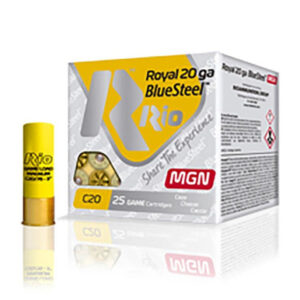 Rio BlueSteel 20ga 3" 1400fps MAX DR 1oz #3 STEEL Shot RBSM203