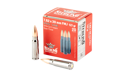 Sterling 7.62x39 123gr Steel – 20rd
