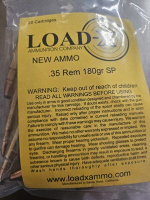 Load-x 35 REM. 180GR Soft Point
