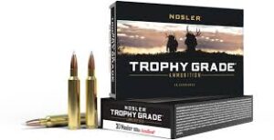 Nosler Trophy Grade AccuBond .30 Nosler 180 Grain Jacketed Soft Point Brass Cased Centerfire Rifle Ammunition 20/bx - 60117