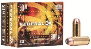 Federal Fusion 50 AE Ammo 300 Grain Fusion Soft Point 20/bx - F50AEFS1